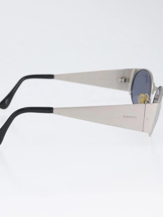 CHANEL Sunglasses metal Silver 06926 45002 CC Auth BA11300 main image 10